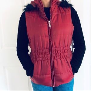 New Directions Hooded Puffer Vest